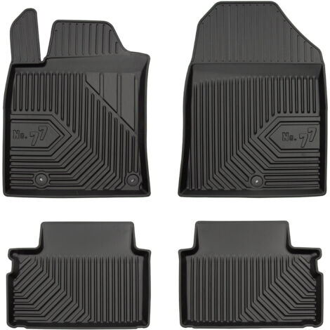Tapis de Sol de Voiture pour Kia Ceed III 2018-2025 TPE Antidérapant Noir 4Pcs