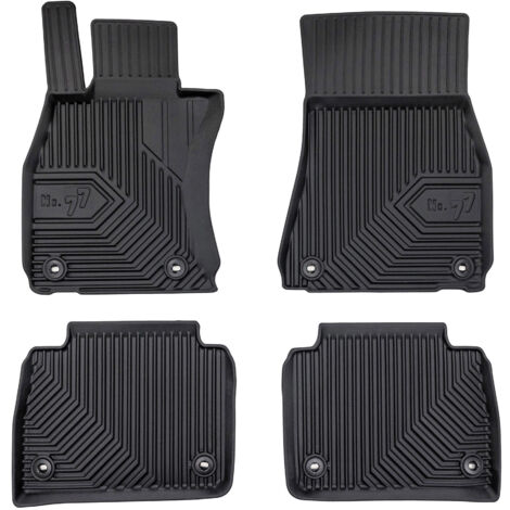 Tapis de Sol de Voiture pour Lexus LS IV 2006-2017 TPE Antidérapant Noir 4Pcs