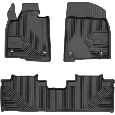 Tapis de Sol de Voiture pour Lexus RX IV 2015-2022 TPE Antidérapant Noir 4Pcs