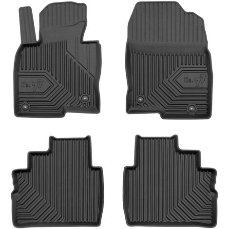 Tapis de Sol de Voiture pour Mazda CX-5 II 2017-2025 TPE Antidérapant Noir 4Pcs