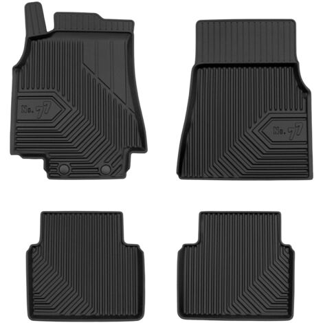 Tapis de Sol de Voiture pour Mercedes-Benz Classe B W245 2005-2011 TPE Noir 4Pcs