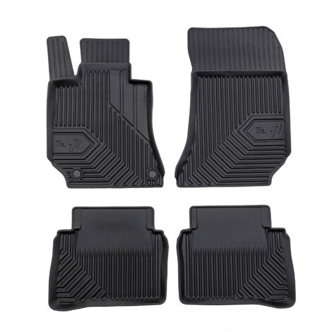 Tapis de Sol de Voiture pour Mercedes-Benz Classe E W212 2009-2016 TPE Noir 4Pcs