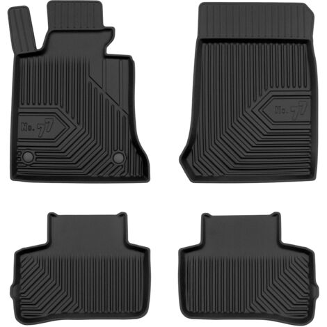 Tapis de Sol de Voiture pour Mercedes-Benz GLK X204 2008-2015 TPE Noir 4Pcs