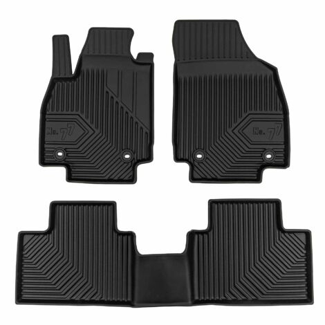 Tapis de Sol de Voiture pour MG ZS II Hybrid 2024-2025 TPE Imperméable 3Pcs