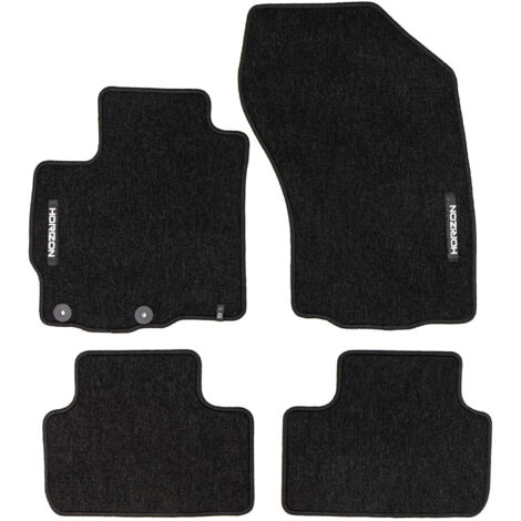 Tapis de Sol de Voiture pour Mitsubishi ASX I 2010-2022 Velours Noir 4Pcs