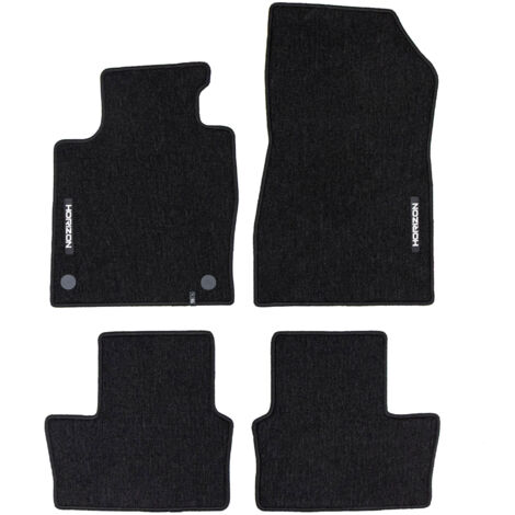 Tapis de Sol de Voiture pour Nissan Juke II 2019-2025 Velours Imperméable 4Pcs