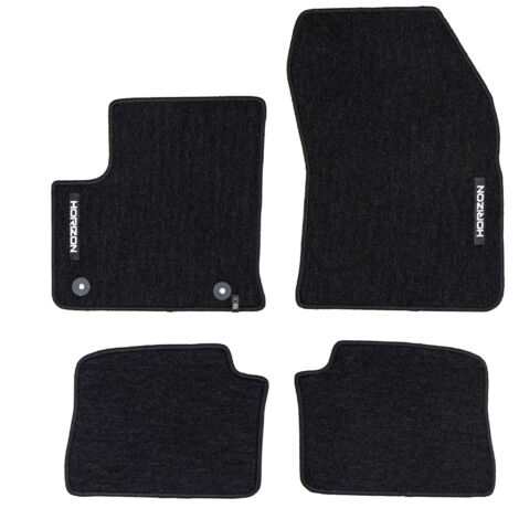 Tapis de Sol de Voiture pour Opel Corsa-e 2019-2025 Velours Imperméable 4Pcs