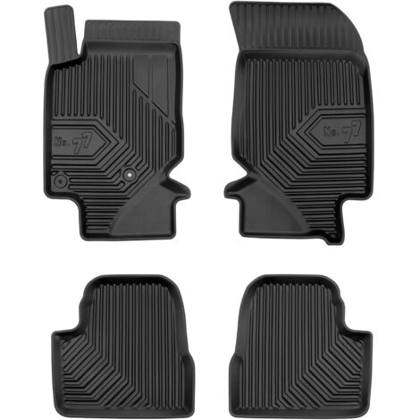 Tapis de Sol de Voiture pour Opel Corsa F 2019-2025 TPE Antidérapant Noir 4Pcs