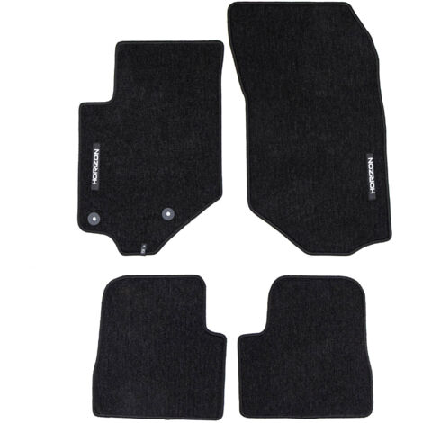 Tapis de Sol de Voiture pour Opel Corsa F 2019-2025 Velours Imperméable 4Pcs
