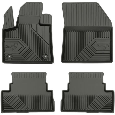 Tapis de Sol de Voiture pour Opel Grandland X 2017-2024 TPE Imperméable 4Pcs
