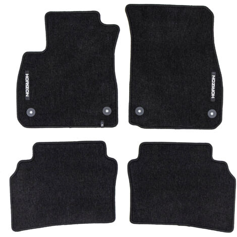 Tapis de Sol de Voiture pour Opel Insignia B 2017-2022 Velours Durable Noir 4Pcs