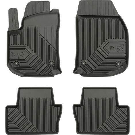 Tapis de Sol de Voiture pour Opel Zafira B 2005-2014 TPE Antidérapant Noir 4Pcs