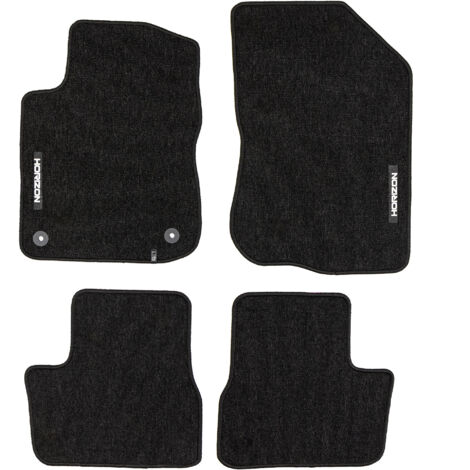 Tapis de Sol de Voiture pour Peugeot 2008 I 2013-2019 Velours Imperméable 4Pcs