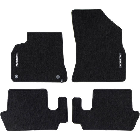 Tapis de Sol de Voiture pour Peugeot 3008 I 2009-2016 Velours Imperméable 4Pcs