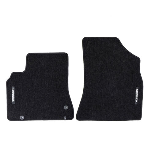 Tapis de Sol de Voiture pour Peugeot Partner II 2008-2018 3places Velours 2Pcs
