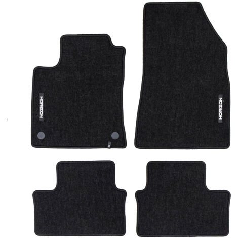 Tapis de Sol de Voiture pour Renault Clio V 2019-2025 Velours Imperméable 4Pcs
