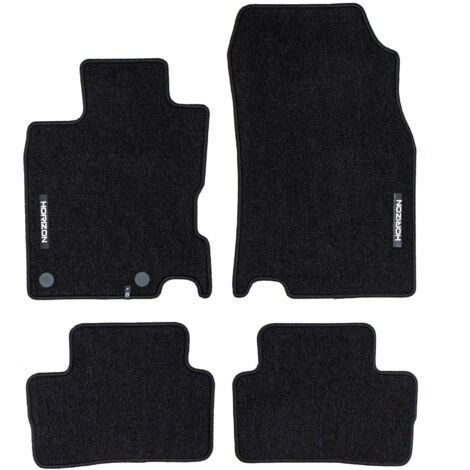 Tapis de Sol de Voiture pour Renault Kadjar 2015-2022 Velours Imperméable 4Pcs