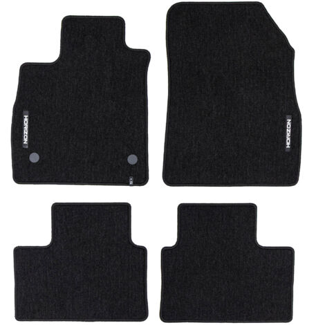 Tapis de Sol de Voiture pour Renault Talisman 2015-2022 Velours Noir 4Pcs
