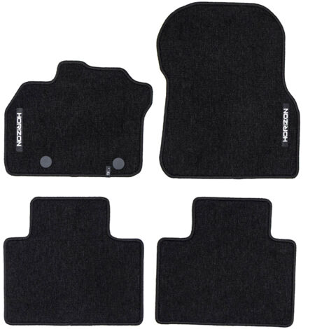 Tapis de Sol de Voiture pour Renault Zoe 2012-2024 Velours Imperméable 4Pcs
