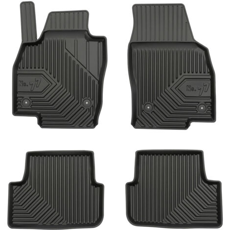 Tapis de Sol de Voiture pour Seat Arona 2017-2025 TPE Antidérapant Noir 4Pcs