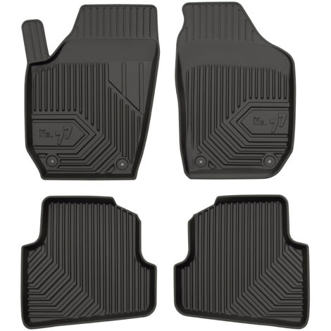 Tapis de Sol de Voiture pour Seat Cordoba II 2002-2009 TPE Imperméable 4Pcs