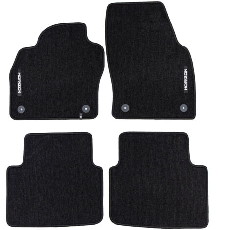 Tapis de Sol de Voiture pour Skoda Scala 2019-2025 Velours Imperméable 4Pcs