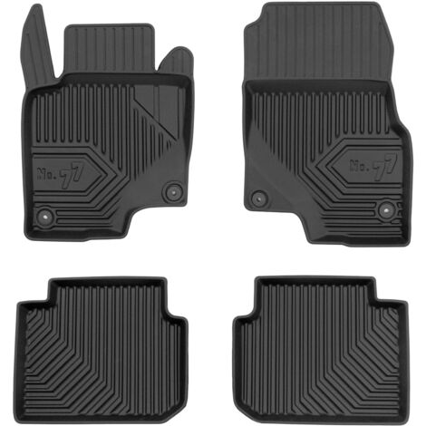 Tapis de Sol de Voiture pour Smart Forfour I 2004-2006 TPE Imperméable 4Pcs