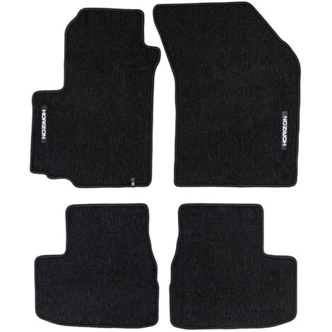 Tapis de Sol de Voiture pour Suzuki Swift IV 2004-2010 Velours Durable Noir 4Pcs