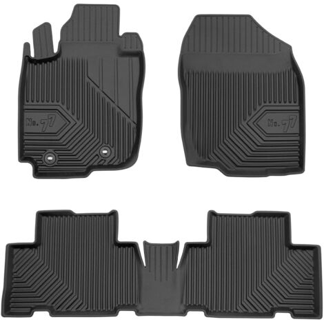 Tapis de Sol de Voiture pour Toyota RAV4 III 2005-2012 TPE Imperméable 4Pcs