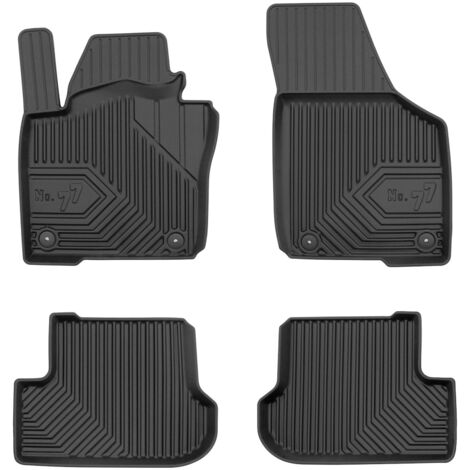 Tapis de Sol de Voiture pour VW Beetle 2011-2019 TPE Antidérapant Noir 4Pcs