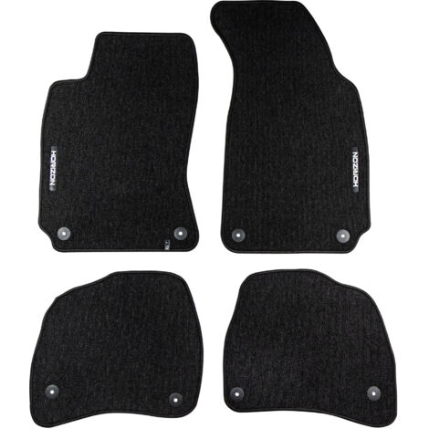 Tapis de Sol de Voiture pour VW Passat B5 1996-2005 Velours Imperméable 4Pcs
