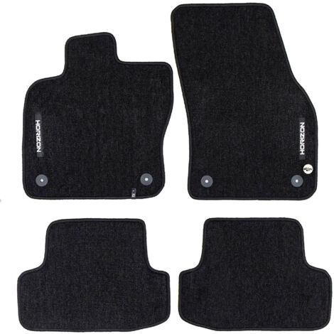 Tapis de Sol de Voiture pour VW T-Roc 2017-2025 Velours solide et durable 4Pcs