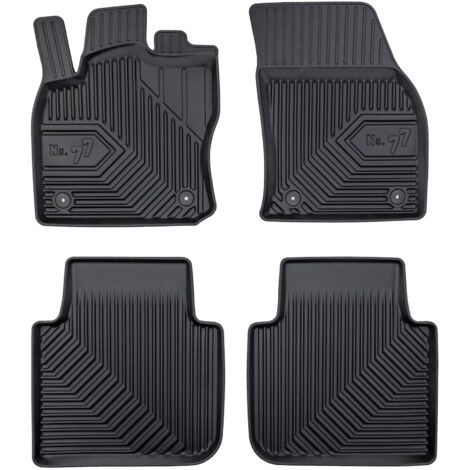 Tapis de Sol de Voiture pour VW Tiguan Allspace 2016-2024 TPE Imperméable 4Pcs