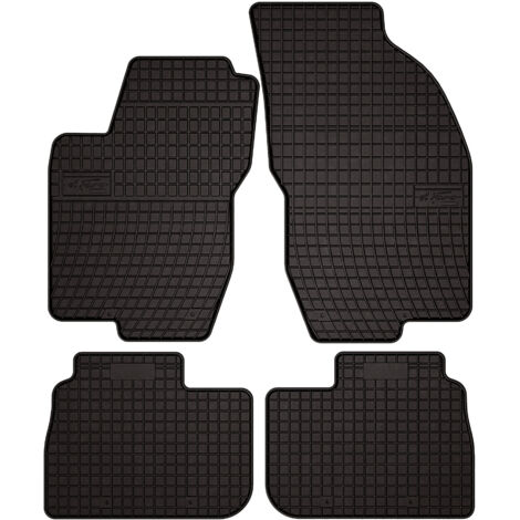Tapis de sol en caoutchouc pour : Alfa Romeo 156 berline, break, break (2000-2006) - noirs, sur mesure