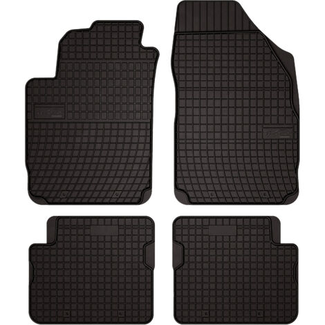 Tapis de sol en caoutchouc pour : Alfa Romeo Giulietta 5 portes (2010-2020) - noirs, sur mesure