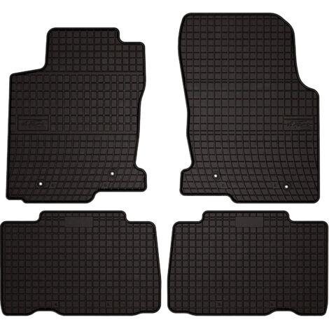 Tapis de sol en caoutchouc pour : Lexus NX 200T crossover (2014-2021) - noirs, sur mesure