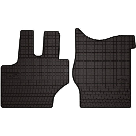 Tapis de sol en caoutchouc pour : Mercedes CLS W218 coupé (2009-2016) - noirs, sur mesure