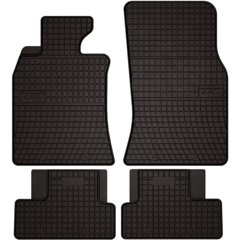 Tapis de sol en caoutchouc pour : Mini Cooper R56 hatchback (2006-2013) - noirs, sur mesure