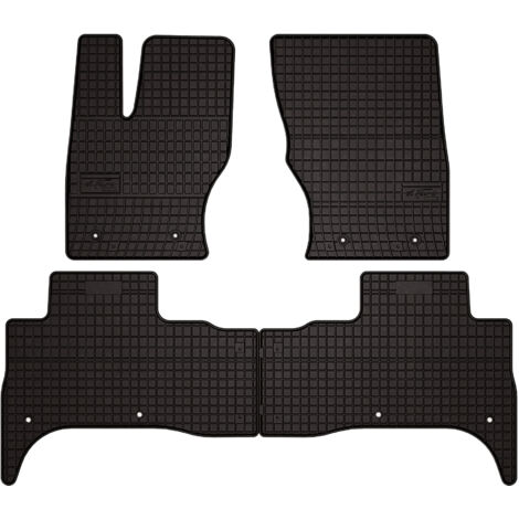 Tapis de sol en caoutchouc pour : Range Rover Sport II SUV (2013-2022) - noirs, sur mesure