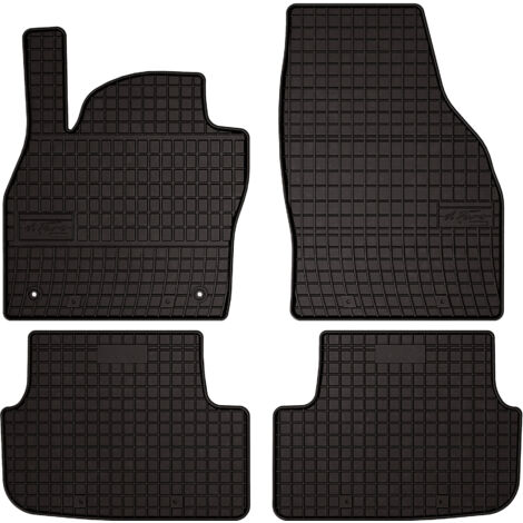 Tapis de sol en caoutchouc pour : Seat Arona crossover (2017-) - noirs, sur mesure