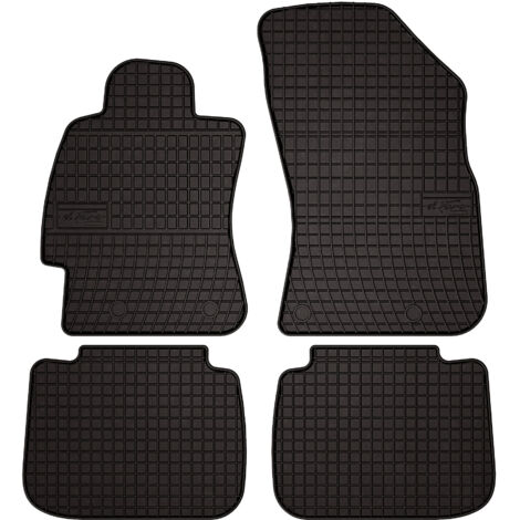 Tapis de sol en caoutchouc pour : Subaru Outback V break (2014-2019) - noirs, sur mesure