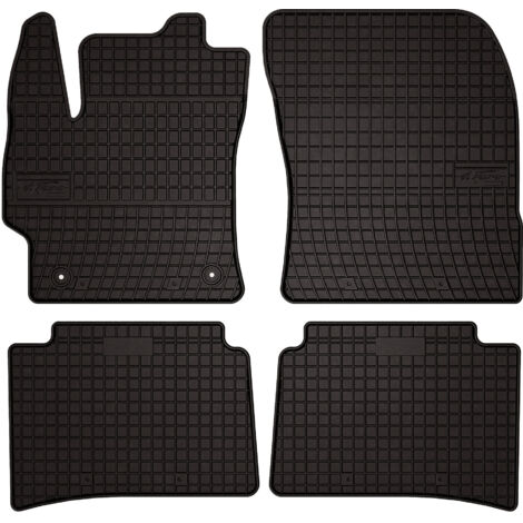 Tapis de sol en caoutchouc pour : Toyota Corolla E21 hatchback (2019-) - noirs, sur mesure