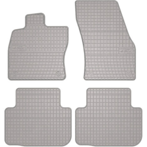 Tapis de sol en caoutchouc pour : Volkswagen Golf Sportsvan (2014-2020) - gris assorti