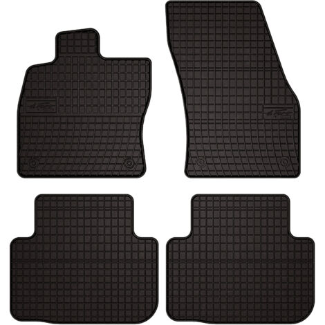 Tapis de sol en caoutchouc pour : Volkswagen Golf Sportsvan (2014-2020) - noirs, sur mesure
