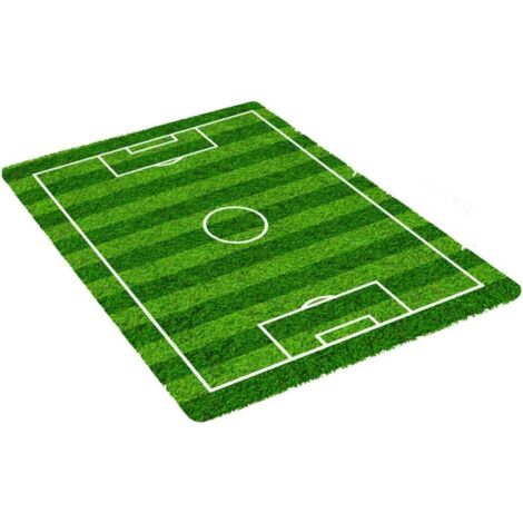 Tapis de sol en flanelle pour chambre d'enfant, tapis de jeu, tapis de sol en flanelle pour terrain de football, idéal pour la décoration intérieure