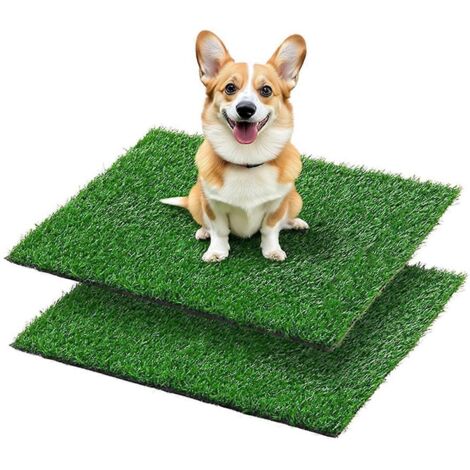 Tapis de sol en gazon synthétique pour chien, 45,7 x 58,4 cm (18 x 23 pouces), de rechange