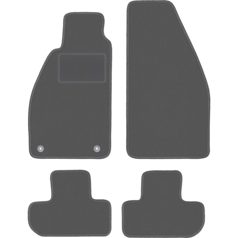 Tapis de sol en graphite pour Alfa Romeo GTV coupé, cabriolet (1995-2005)