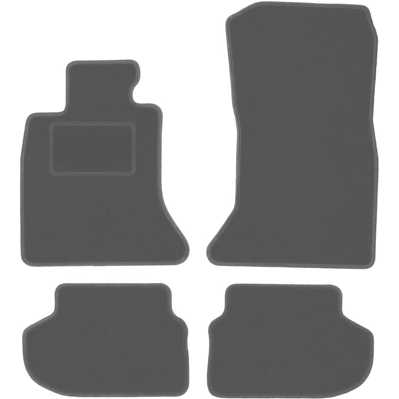 Tapis de sol en graphite pour BMW 5 F11 FL break, touring (2013-2017)