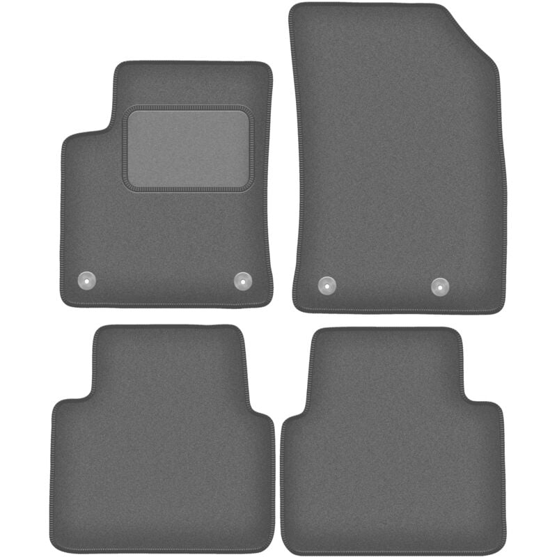 Tapis de sol en graphite pour Citroën C3 Aircross II (2017-)