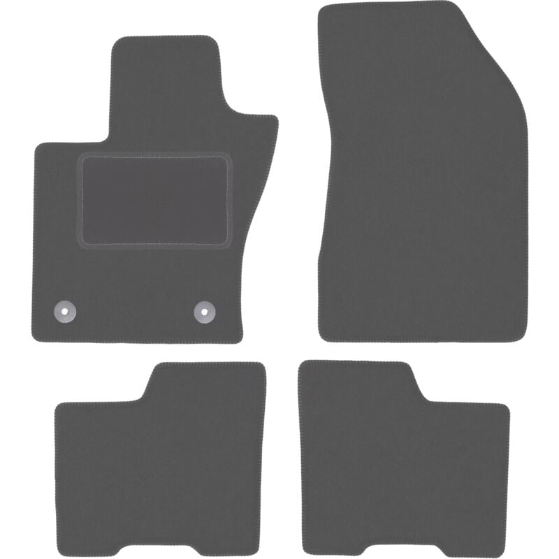 Tapis de sol en graphite pour Jeep Renegade II SUV (2018-)